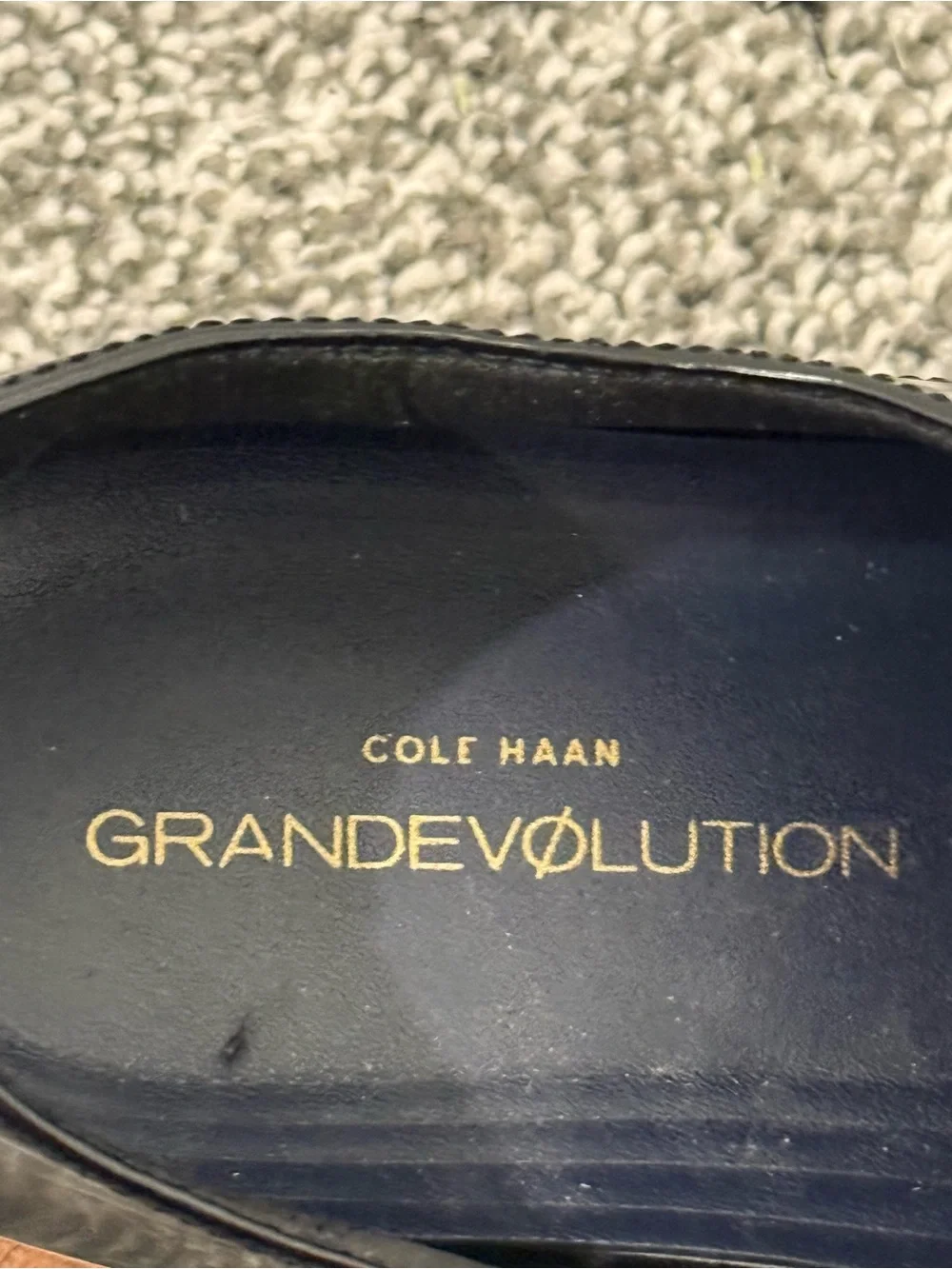 Cole Haan Black Monk Loafers in Black